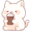 Drinking Cat